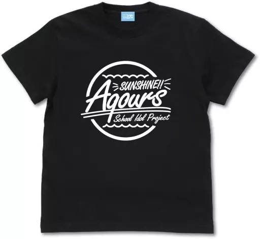 ラブライブ!サンシャイン!! Aqours Tシャツ/BLACK-M - 公式商品画像 | AniSmile