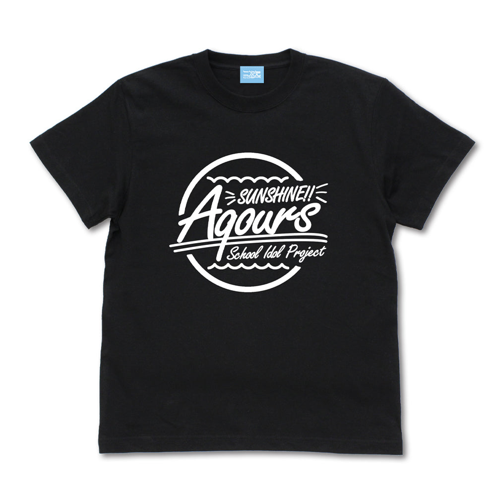 ラブライブ!サンシャイン!! Aqours Tシャツ/BLACK-S - 公式商品画像 | AniSmile