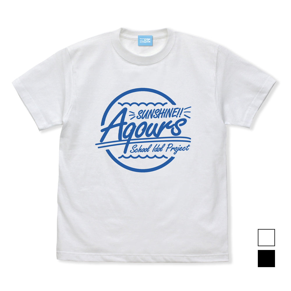 ラブライブ!サンシャイン!! Aqours Tシャツ/WHITE-S - 公式商品画像 | AniSmile