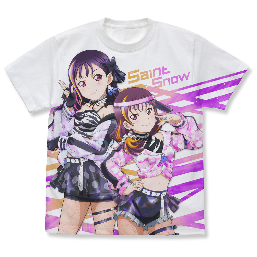 ラブライブ!サンシャイン!! Saint Snow フルグラフィックTシャツ Ver.2/WHITE-S - 公式商品画像 | AniSmile