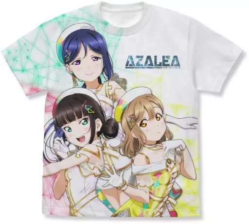 ラブライブ!サンシャイン!! AZALEA フルグラフィックTシャツ/WHITE-XL - 公式商品画像 | AniSmile