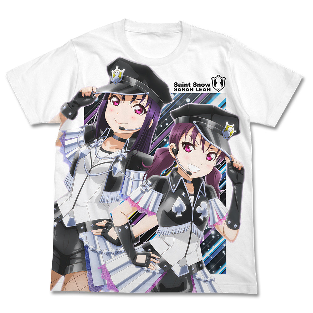 ラブライブ!サンシャイン!! Saint Snow フルグラフィックTシャツ/WHITE-S - 公式商品画像 | AniSmile