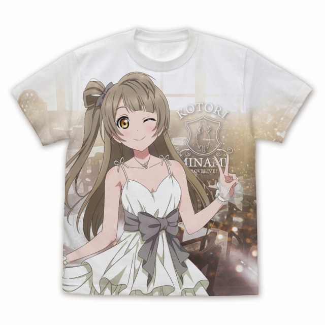 ラブライブ! 描き下ろし 南 ことり フルグラフィックTシャツ パーティードレス2024/WHITE-S - 公式商品画像 | AniSmile