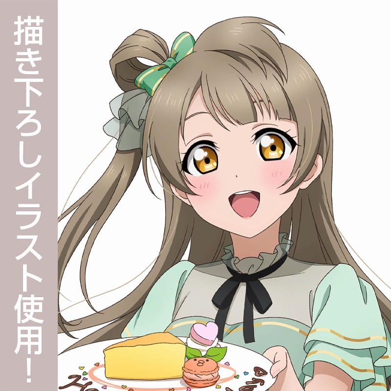 ラブライブ! 描き下ろし 南 ことり フルグラフィックTシャツ パーティードレス Ver./WHITE-L 画像 2 | AniSmile