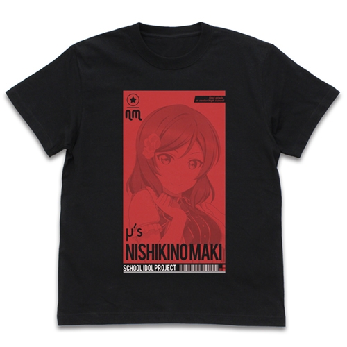ラブライブ! 西木野真姫 Tシャツ ALL STARS Ver./BLACK-XL - 公式商品画像 | AniSmile
