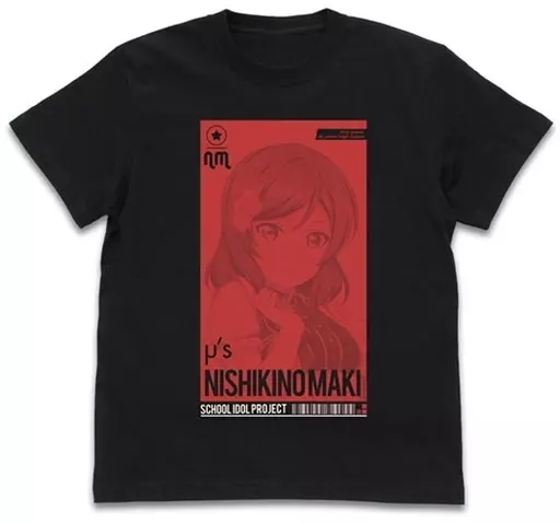 ラブライブ! 西木野真姫 Tシャツ ALL STARS Ver./BLACK-L - 公式商品画像 | AniSmile