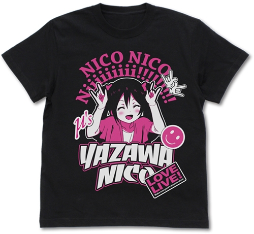 ラブライブ! 矢澤にこ エモーショナルTシャツ/BLACK-XL - 公式商品画像 | AniSmile