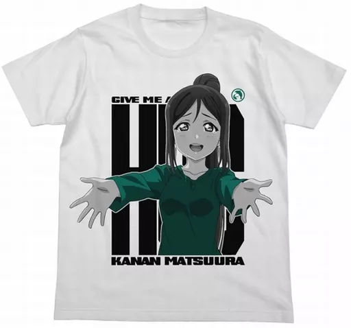 ラブライブ! 松浦果南エモーショナルTシャツ/WHITE-M - 公式商品画像 | AniSmile
