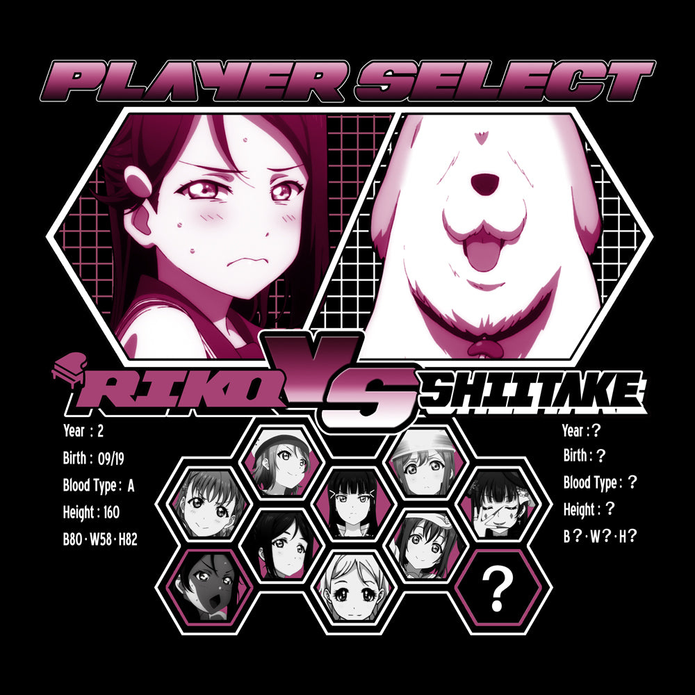 ラブライブ! 桜内梨子エモーショナルTシャツ/BLACK-S 画像 2 | AniSmile