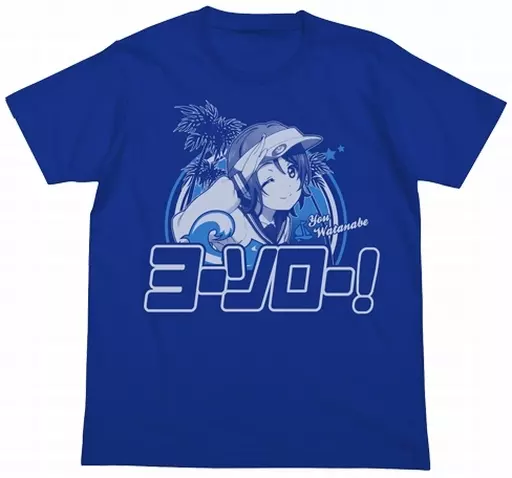 ラブライブ! 渡辺曜エモーショナルTシャツ/ROYAL BLUE-M - 公式商品画像 | AniSmile