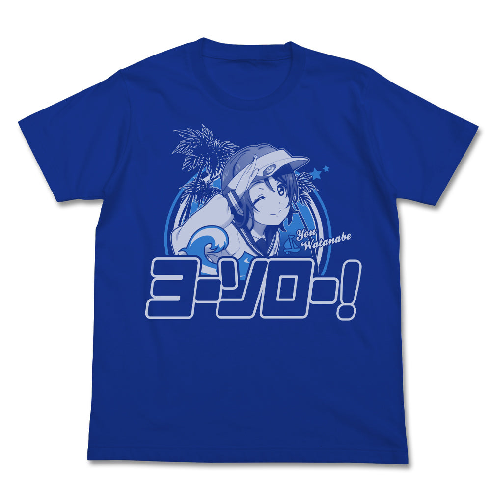ラブライブ! 渡辺曜エモーショナルTシャツ/ROYAL BLUE-S - 公式商品画像 | AniSmile