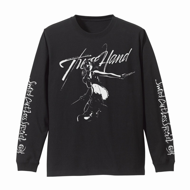 ブラック・ラグーン レヴィ 袖リブロングスリーブTシャツ/BLACK-XL - 公式商品画像 | AniSmile