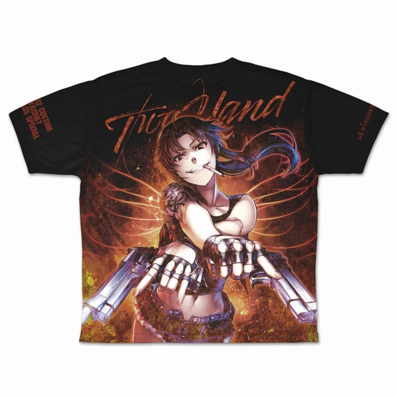 ラグーン商会&レヴィ 両面フルグラフィックTシャツ/L - 公式商品画像 | AniSmile