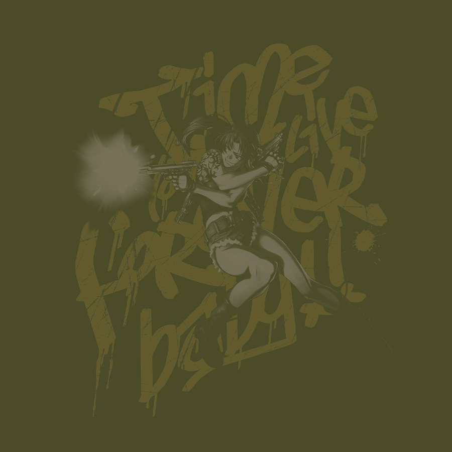 ブラック・ラグーン Shooting レヴィ Tシャツ/MOSS-L 画像 2 | AniSmile