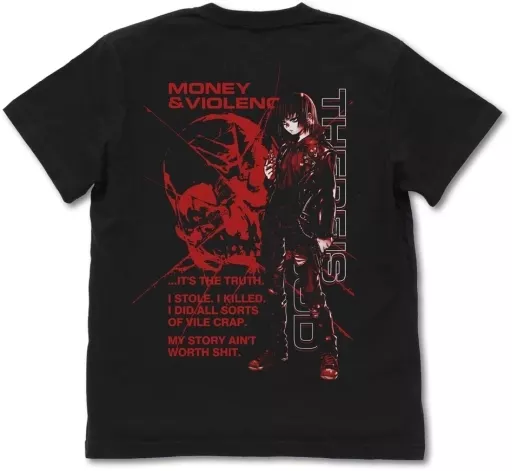 ブラック・ラグーン レヴィ Tシャツ 少女期Ver./BLACK-L - 公式商品画像 | AniSmile