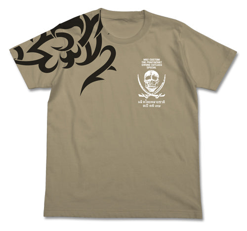 ブラック・ラグーン レヴィ タトゥーTシャツ/SAND KHAKI-S - 公式商品画像 | AniSmile