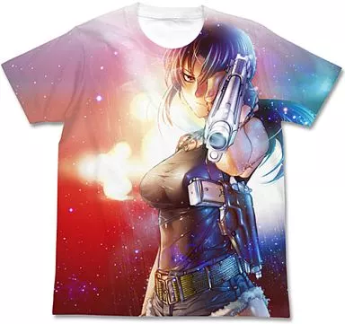 ブラック・ラグーン レヴィ フルグラフィックTシャツ/WHITE-XL - AniSmile