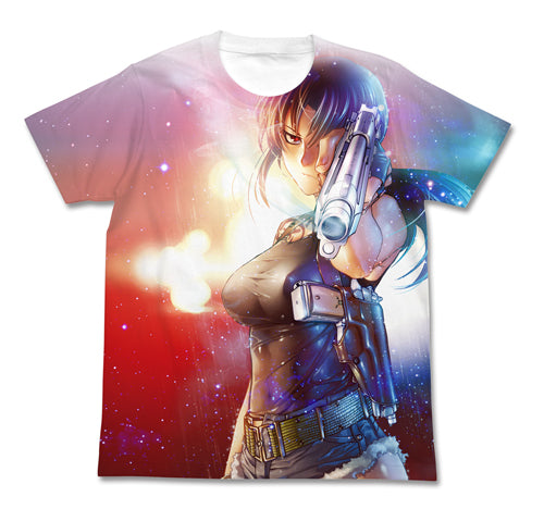 ブラック・ラグーン レヴィ フルグラフィックTシャツ/WHITE-S - AniSmile