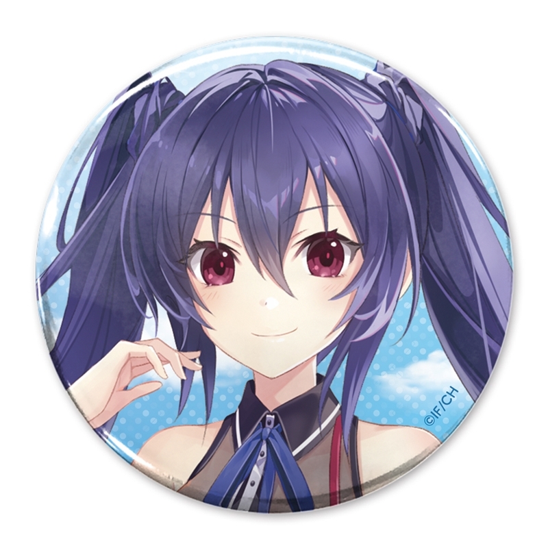 超次元ゲイム ネプテューヌ 描き下ろし ノワール 65mm缶バッジ スイーツタイムVer. - 公式商品画像 | AniSmile
