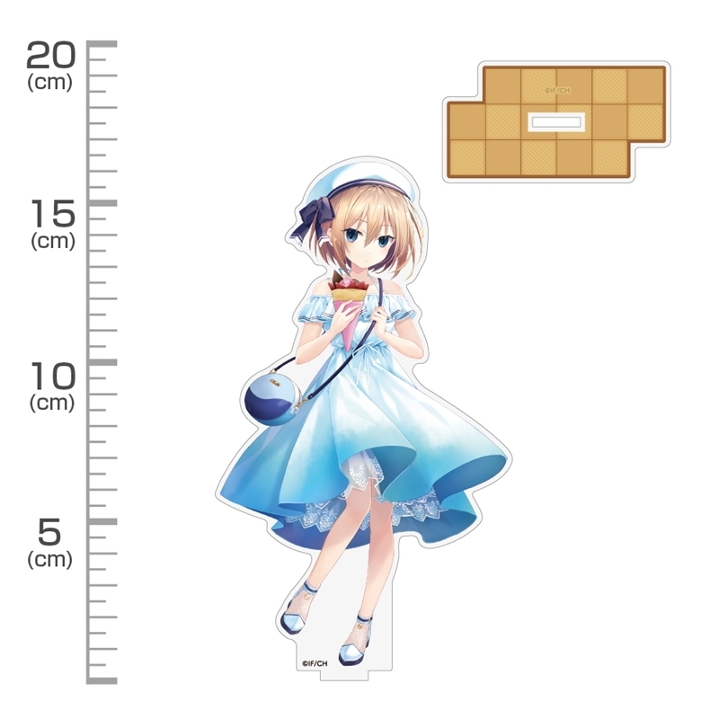 超次元ゲイム ネプテューヌ 描き下ろし ブラン アクリルスタンド(大) スイーツタイムVer. 画像 2 | AniSmile