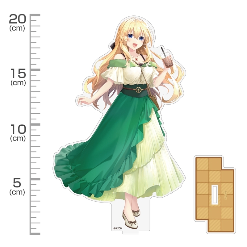 超次元ゲイム ネプテューヌ 描き下ろし ベール アクリルスタンド(大) スイーツタイムVer. 画像 2 | AniSmile