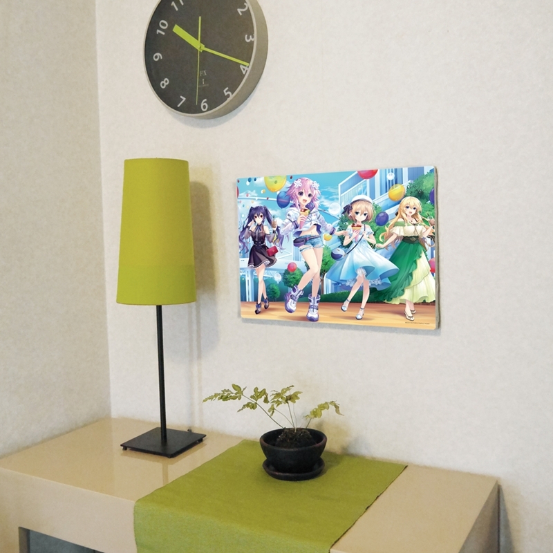 超次元ゲイム ネプテューヌ 描き下ろし F6キャンバスアート スイーツタイムVer. 画像 2 | AniSmile