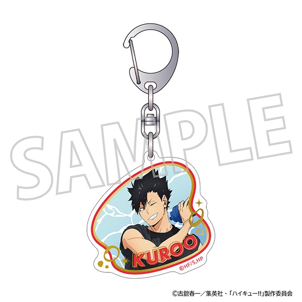 ハイキュー!! 箔押しアクリルキーホルダー/黒尾鉄朗 クールダウンフェア - 公式商品画像 | AniSmile