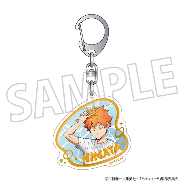 ハイキュー!! 箔押しアクリルキーホルダー/日向翔陽 クールダウンフェア - 公式商品画像 | AniSmile