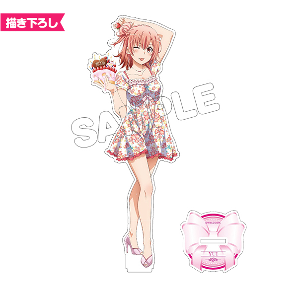 やはり俺の青春ラブコメはまちがっている。完 アクリルフィギュアM/由比ヶ浜結衣お花柄 - 公式商品画像 | AniSmile
