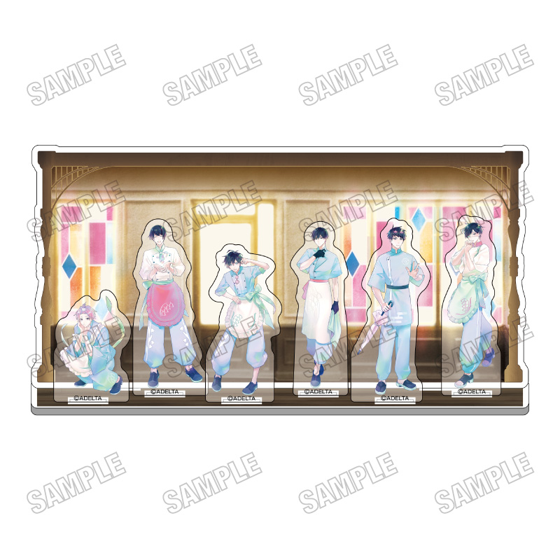 「古書店街の橋姫 々」 描き下ろしアクリルジオラマ【純喫茶ver.】 - 公式商品画像 | AniSmile