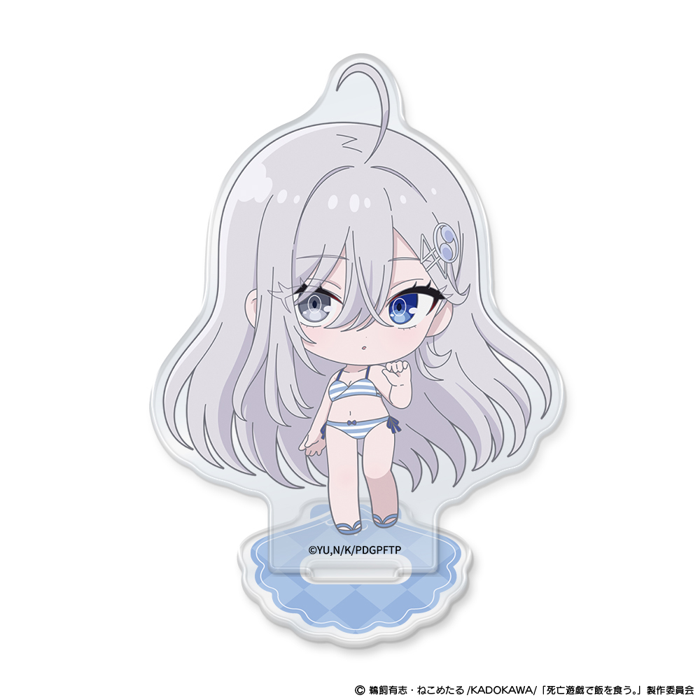 「死亡遊戯で飯を食う。」ミニキャラアクリルキャラスタンド 幽鬼 CLOUDY BEACH ver. 画像 2 | AniSmile