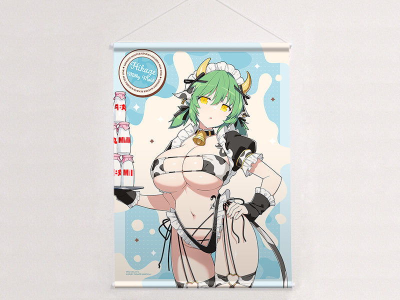 [シノビマスター 閃乱カグラ NEW LINK]描き下ろしB2タペストリー(日影/ミルキーメイド)Wスエード 画像 2 | AniSmile