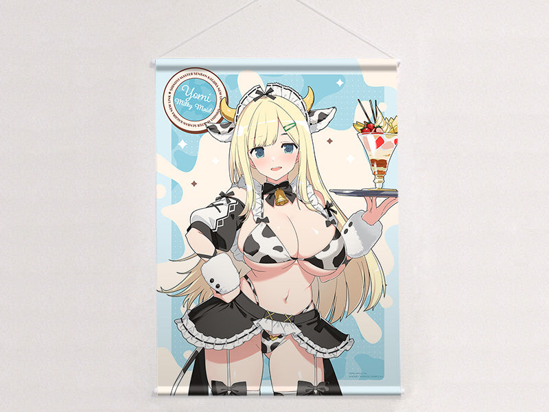[シノビマスター 閃乱カグラ NEW LINK]描き下ろしB2タペストリー(詠/ミルキーメイド)Wスエード 画像 2 | AniSmile