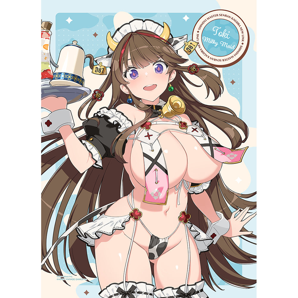 [シノビマスター 閃乱カグラ NEW LINK]描き下ろしB2タペストリー(詠/ミルキーメイド)Wスエード 画像 4 | AniSmile