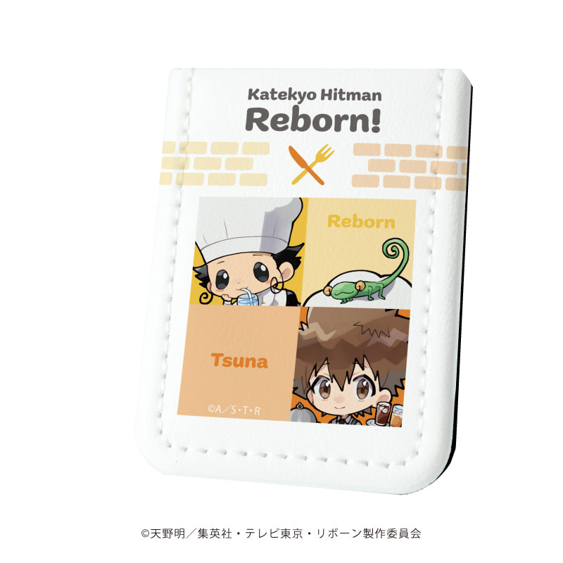 レザーフセンブック「家庭教師ヒットマンREBORN!」23/リボーン&沢田綱吉(ミニキャライラスト) - 公式商品画像 | AniSmile