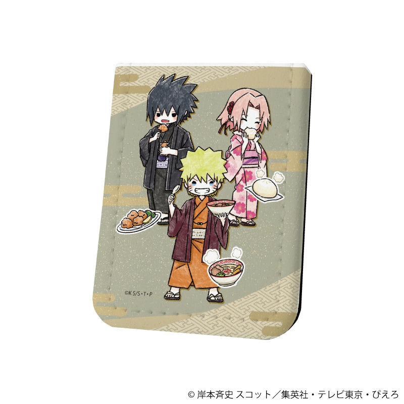 レザーフセンブック「NARUTO -ナルト- 疾風伝」17/ナルト&サスケ&サクラ 食べ歩きver.(グラフアートイラスト) - 公式商品画像 | AniSmile