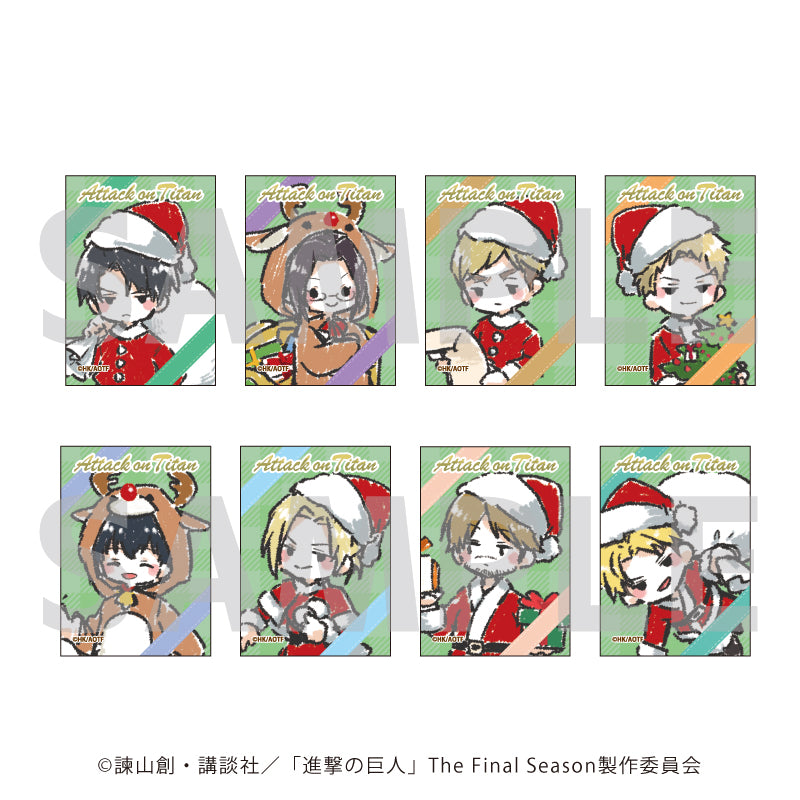キャンバスボードミニ「進撃の巨人」02/クリスマスver. ブラインド(全8種)(グラフアートイラスト) - 公式商品画像 | AniSmile