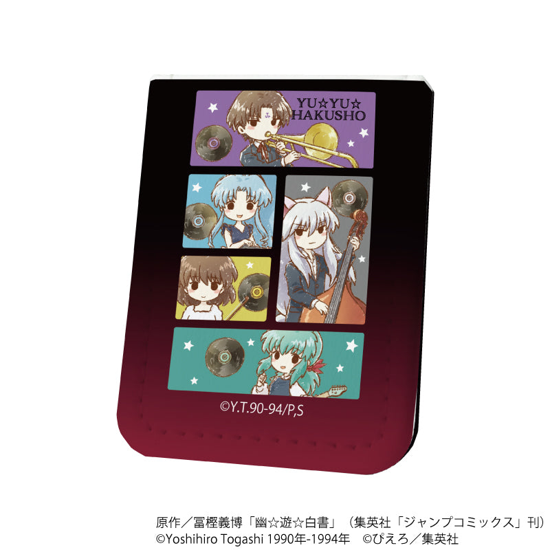 レザーフセンブック「幽☆遊☆白書」19/妖狐蔵馬&螢子&雪菜&コエンマ&ぼたん JAZZver.(グラフアートイラスト) - 公式商品画像 | AniSmile