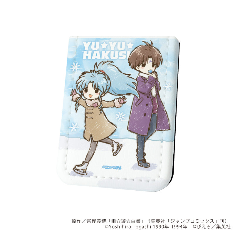 レザーフセンブック「幽☆遊☆白書」14/コエンマ&ぼたん 冬ver.(グラフアートイラスト) - 公式商品画像 | AniSmile