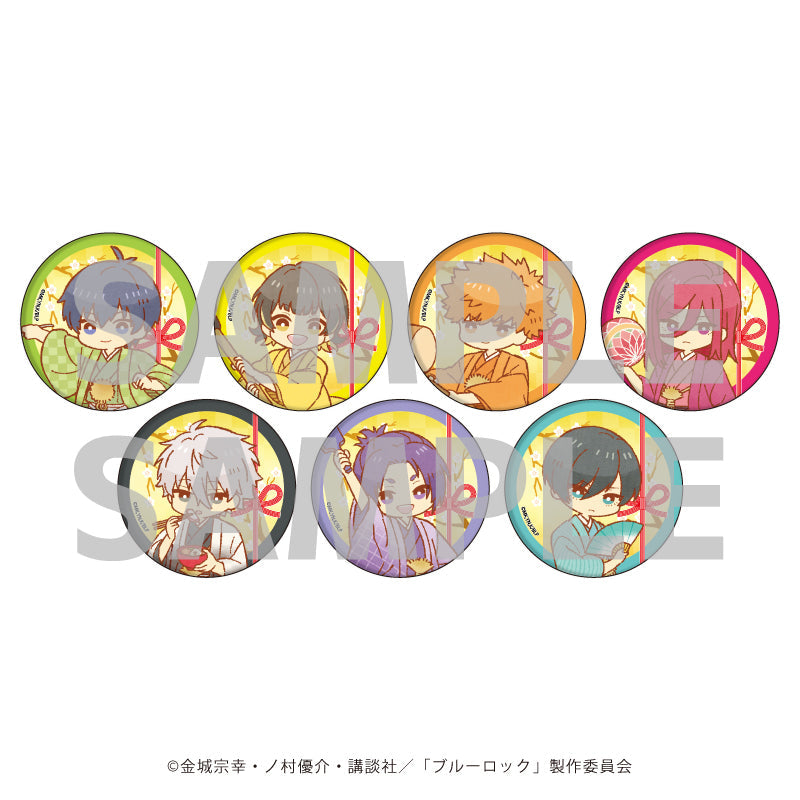 缶バッジ「TVアニメ『ブルーロック』」03/お正月ver. ブラインド(全7種)(レトロアートイラスト) - 公式商品画像 | AniSmile
