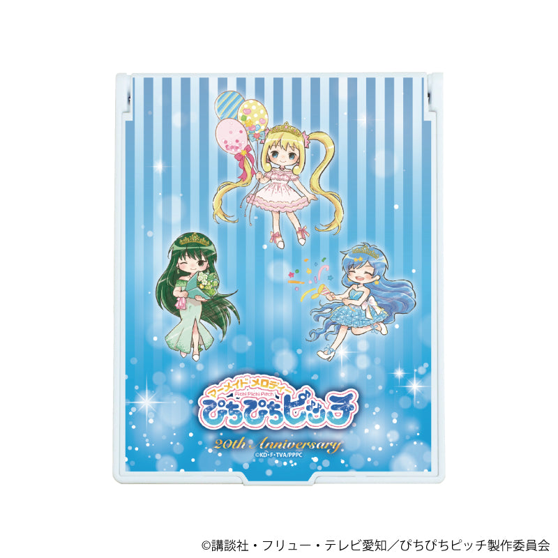 デカキャラミラー「マーメイドメロディーぴちぴちピッチ」01/るちあ&波音&リナ お祝いver.(グラフアートイラスト) - 公式商品画像 | AniSmile