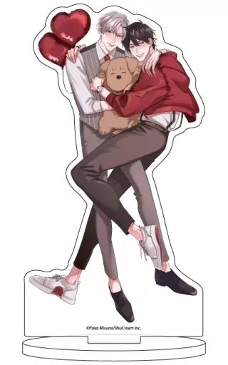 キャラアクリルフィギュア「おすわり、よくできました」01/支倉秀士&最上一暉(描き下ろしイラスト) - 公式商品画像 | AniSmile