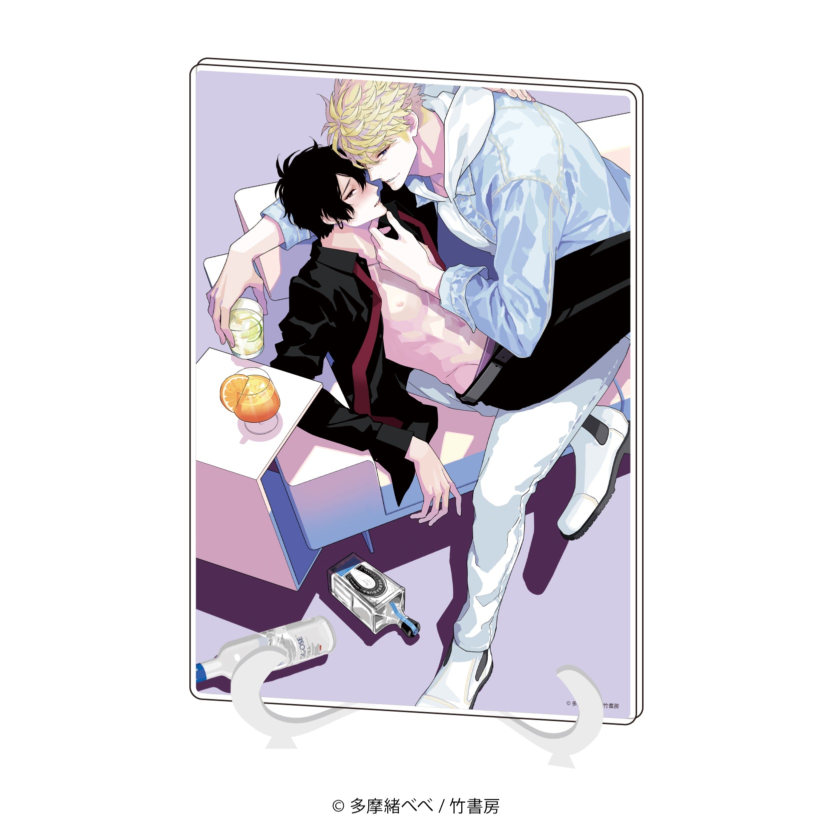 アクリルアートボード(A5サイズ)「多摩緒べべ先生」02/ラブインダルジュ(公式イラスト) - 公式商品画像 | AniSmile