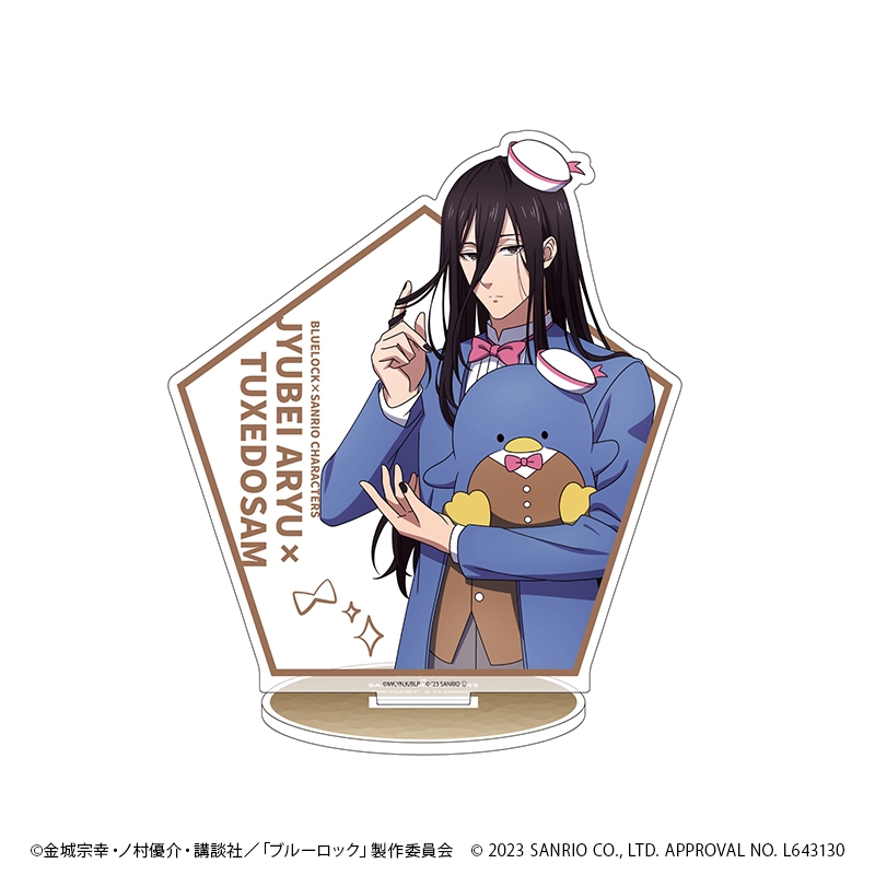 キャラアクリルフィギュア「TVアニメ『ブルーロック』×サンリオキャラクターズ」19/蟻生十兵衛×タキシードサム バストアップデザイン(描き下ろしイラスト) - 公式商品画像 | AniSmile