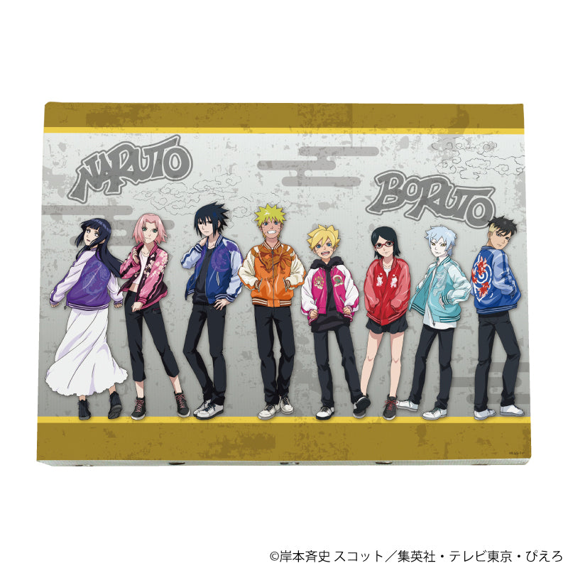 キャンバスアート「NARUTO&BORUTO」01/整列デザイン スカジャンver.(描き下ろしイラスト) - AniSmile