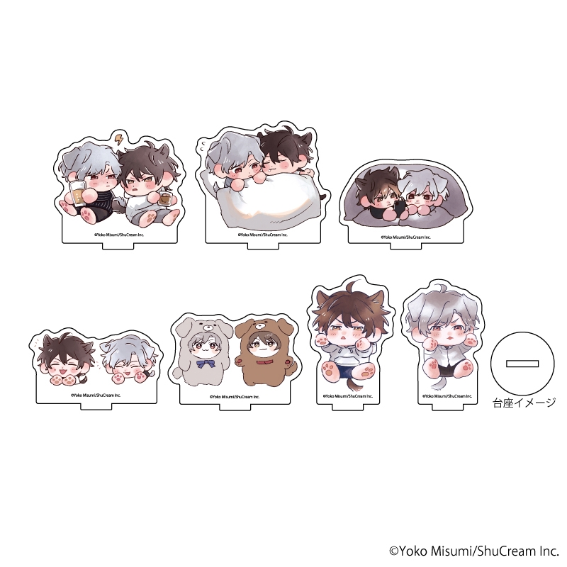 アクリルぷちスタンド「おすわり、よくできました」01/ブラインド(全7種)(公式イラスト) - 公式商品画像 | AniSmile
