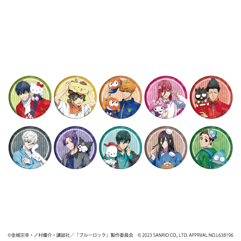 ホログラム缶バッジ(65mm)「TVアニメ『ブルーロック』×サンリオキャラクターズ」01/ブラインド(全10種)(描き下ろしイラスト) - 公式商品画像 | AniSmile