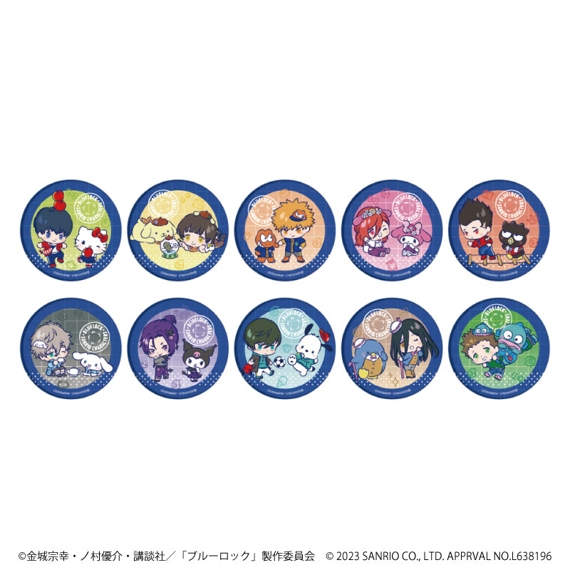 缶バッジ「TVアニメ『ブルーロック』×サンリオキャラクターズ」01/ブラインド(全10種)(ミニキャライラスト) - 公式商品画像 | AniSmile