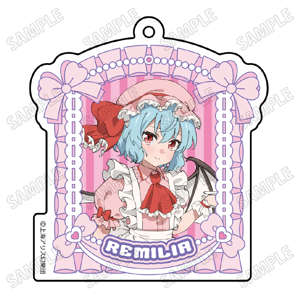 東方Project 描き下ろしアクリルキーホルダー【メイドver.】➂レミリア・スカーレット - 公式商品画像 | AniSmile