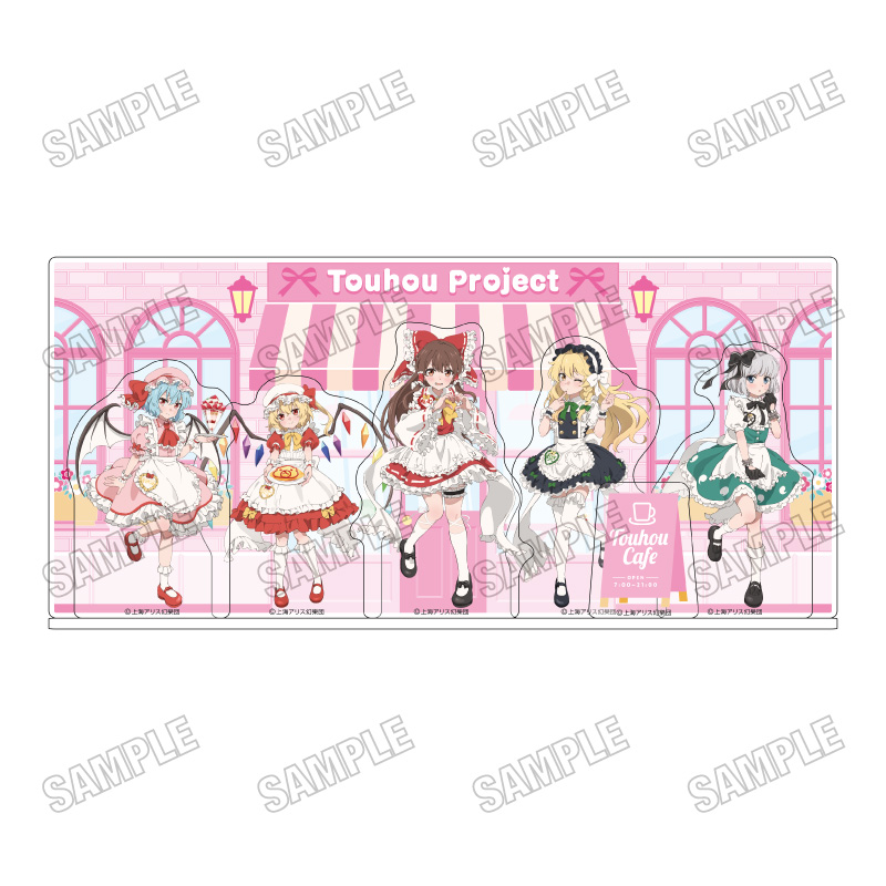 東方Project 描き下ろしアクリルジオラマ【メイドver.】 画像 2 | AniSmile